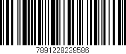 Código de barras (EAN, GTIN, SKU, ISBN): '7891228239586'