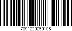 Código de barras (EAN, GTIN, SKU, ISBN): '7891228258105'