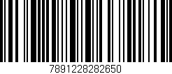 Código de barras (EAN, GTIN, SKU, ISBN): '7891228282650'