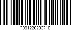 Código de barras (EAN, GTIN, SKU, ISBN): '7891228283718'