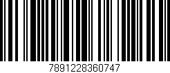 Código de barras (EAN, GTIN, SKU, ISBN): '7891228360747'
