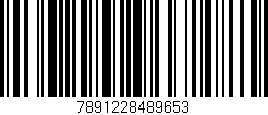 Código de barras (EAN, GTIN, SKU, ISBN): '7891228489653'