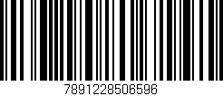 Código de barras (EAN, GTIN, SKU, ISBN): '7891228506596'