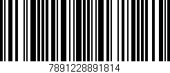 Código de barras (EAN, GTIN, SKU, ISBN): '7891228891814'