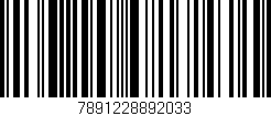 Código de barras (EAN, GTIN, SKU, ISBN): '7891228892033'