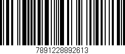 Código de barras (EAN, GTIN, SKU, ISBN): '7891228892613'