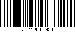 Código de barras (EAN, GTIN, SKU, ISBN): '7891228904439'