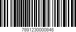 Código de barras (EAN, GTIN, SKU, ISBN): '7891230000846'