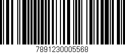 Código de barras (EAN, GTIN, SKU, ISBN): '7891230005568'