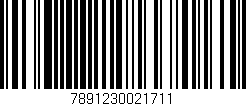 Código de barras (EAN, GTIN, SKU, ISBN): '7891230021711'