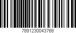 Código de barras (EAN, GTIN, SKU, ISBN): '7891230043768'