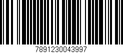 Código de barras (EAN, GTIN, SKU, ISBN): '7891230043997'