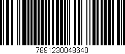 Código de barras (EAN, GTIN, SKU, ISBN): '7891230048640'