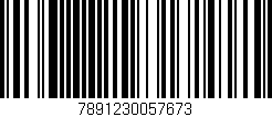 Código de barras (EAN, GTIN, SKU, ISBN): '7891230057673'