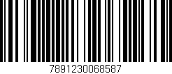 Código de barras (EAN, GTIN, SKU, ISBN): '7891230068587'