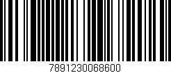 Código de barras (EAN, GTIN, SKU, ISBN): '7891230068600'