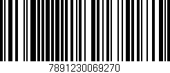 Código de barras (EAN, GTIN, SKU, ISBN): '7891230069270'