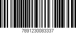 Código de barras (EAN, GTIN, SKU, ISBN): '7891230083337'