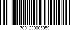 Código de barras (EAN, GTIN, SKU, ISBN): '7891230085959'