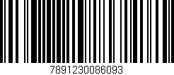 Código de barras (EAN, GTIN, SKU, ISBN): '7891230086093'