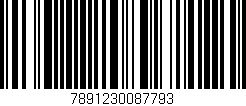 Código de barras (EAN, GTIN, SKU, ISBN): '7891230087793'