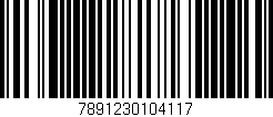 Código de barras (EAN, GTIN, SKU, ISBN): '7891230104117'