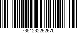 Código de barras (EAN, GTIN, SKU, ISBN): '7891232252670'
