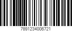 Código de barras (EAN, GTIN, SKU, ISBN): '7891234006721'