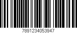 Código de barras (EAN, GTIN, SKU, ISBN): '7891234053947'