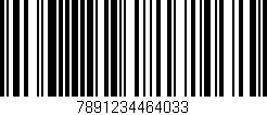 Código de barras (EAN, GTIN, SKU, ISBN): '7891234464033'