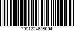 Código de barras (EAN, GTIN, SKU, ISBN): '7891234685834'