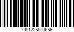 Código de barras (EAN, GTIN, SKU, ISBN): '7891235880856'