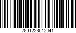 Código de barras (EAN, GTIN, SKU, ISBN): '7891236012041'