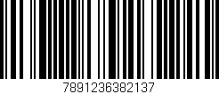 Código de barras (EAN, GTIN, SKU, ISBN): '7891236382137'