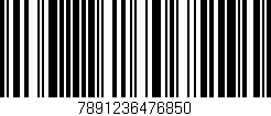 Código de barras (EAN, GTIN, SKU, ISBN): '7891236476850'
