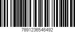 Código de barras (EAN, GTIN, SKU, ISBN): '7891236546492'