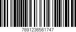 Código de barras (EAN, GTIN, SKU, ISBN): '7891236561747'
