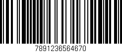 Código de barras (EAN, GTIN, SKU, ISBN): '7891236564670'