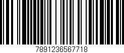 Código de barras (EAN, GTIN, SKU, ISBN): '7891236567718'