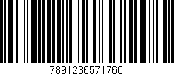 Código de barras (EAN, GTIN, SKU, ISBN): '7891236571760'