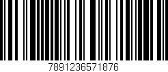 Código de barras (EAN, GTIN, SKU, ISBN): '7891236571876'