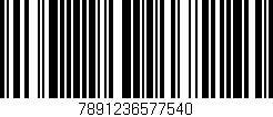 Código de barras (EAN, GTIN, SKU, ISBN): '7891236577540'