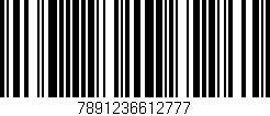 Código de barras (EAN, GTIN, SKU, ISBN): '7891236612777'