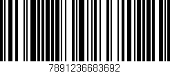 Código de barras (EAN, GTIN, SKU, ISBN): '7891236683692'