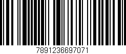 Código de barras (EAN, GTIN, SKU, ISBN): '7891236697071'