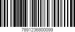 Código de barras (EAN, GTIN, SKU, ISBN): '7891236800099'