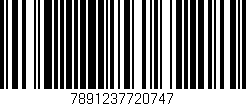 Código de barras (EAN, GTIN, SKU, ISBN): '7891237720747'