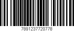 Código de barras (EAN, GTIN, SKU, ISBN): '7891237720778'
