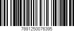 Código de barras (EAN, GTIN, SKU, ISBN): '7891250076395'