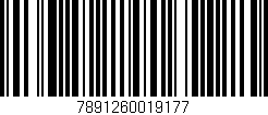 Código de barras (EAN, GTIN, SKU, ISBN): '7891260019177'